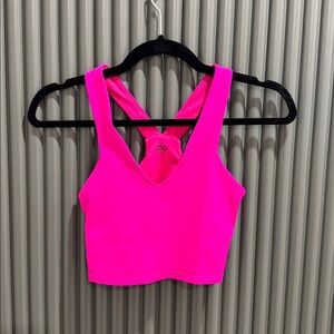 ALO Yoga Real Sports Bra Hot Pink